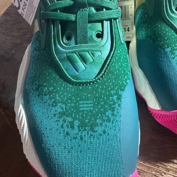 Adidas Unisex Trae Young 3 IE9301 TRAE YOUNG 3 Dark
Green/Gold - Picture 10 of 14